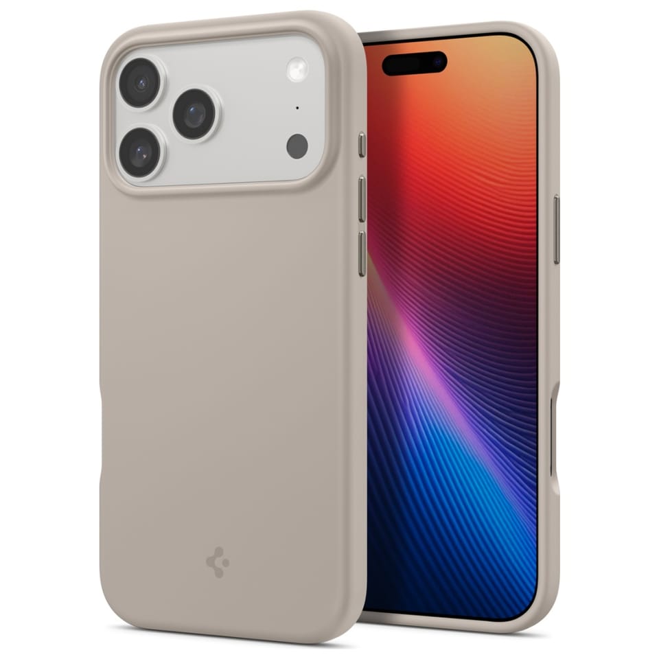 Etui Spigen Silicone Fit MAG MagSafe do  iPhone 17 Pro stone