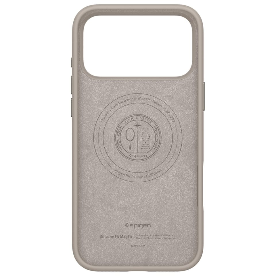 Etui Spigen Silicone Fit MAG MagSafe do  iPhone 17 Pro stone