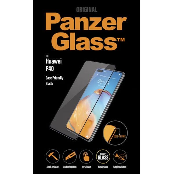 PanzerGlass E2E Super+ Huawei P40Case Friendly czarny/black