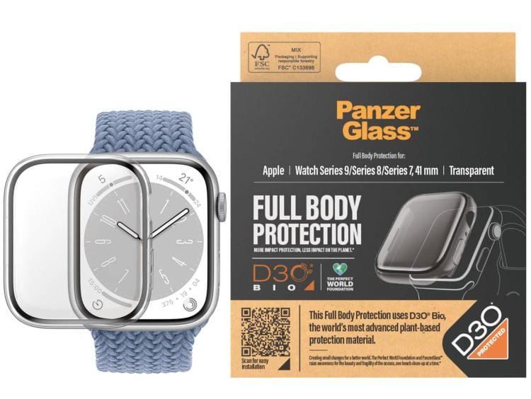 PanzerGlass Full Body Apple Watch 7/8/941mm D3O przezroczysty/transparent 3686