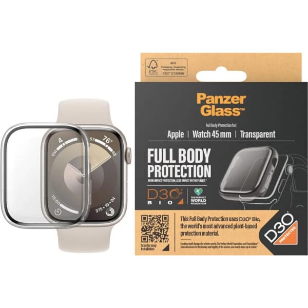 PanzerGlass Full Body Apple Watch 7/8/945mm D3O przezroczysty/transparent 3687