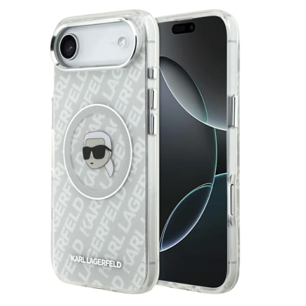 Etui Karl Lagerfeld IML Karl Head Logo   MagSafe do iPhone Air szary