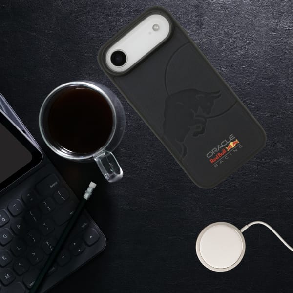 Etui Red Bull Meshed Debossed Bull       MagSafe do iPhone Air granatowy