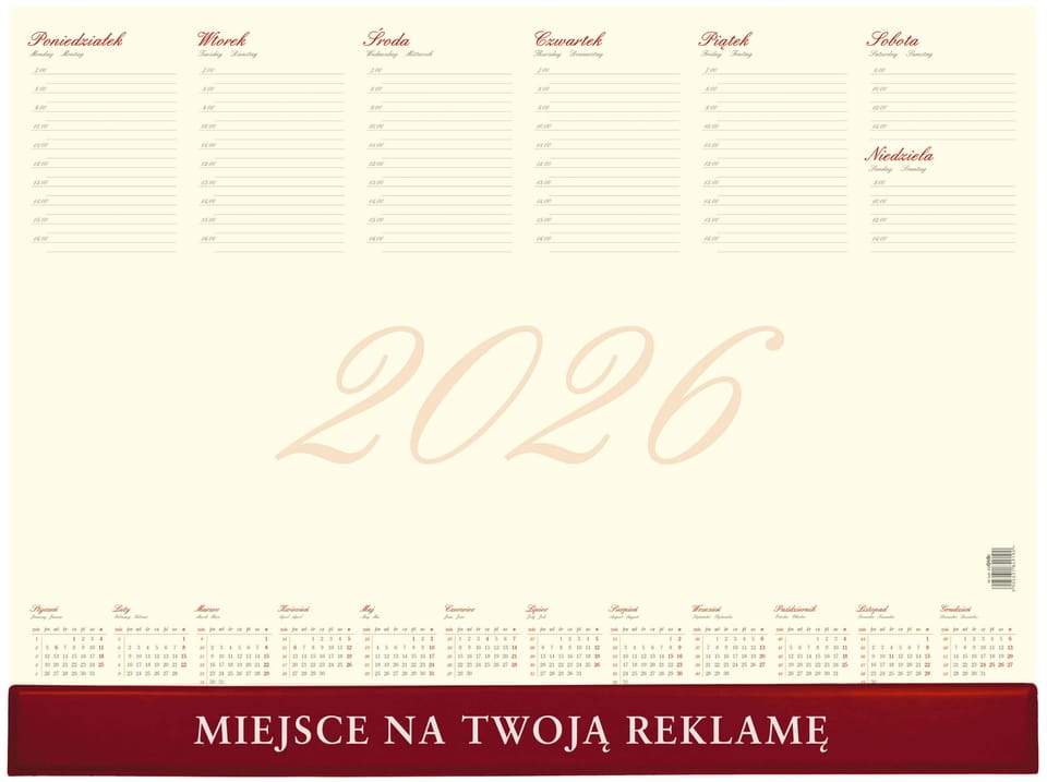Biuwar Business 550x410mm 2026 KB049K Wokół Nas