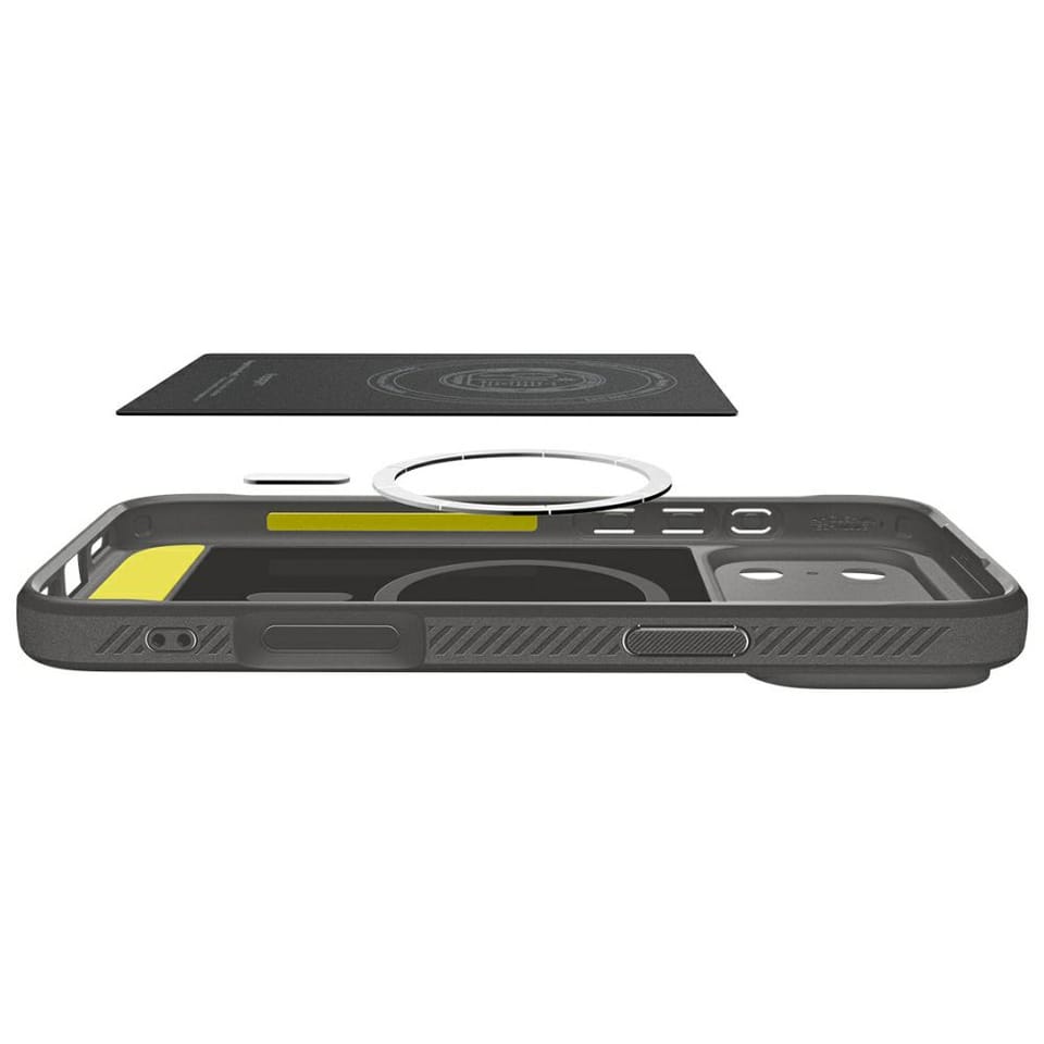 Etui Spigen Rugged Armor Mag MagSafe do  iPhone 17 Pro Max szary