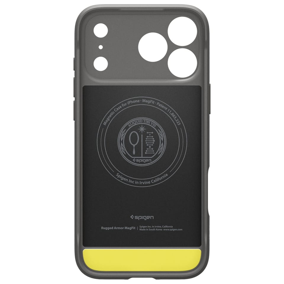 Etui Spigen Rugged Armor Mag MagSafe do  iPhone 17 Pro Max szary