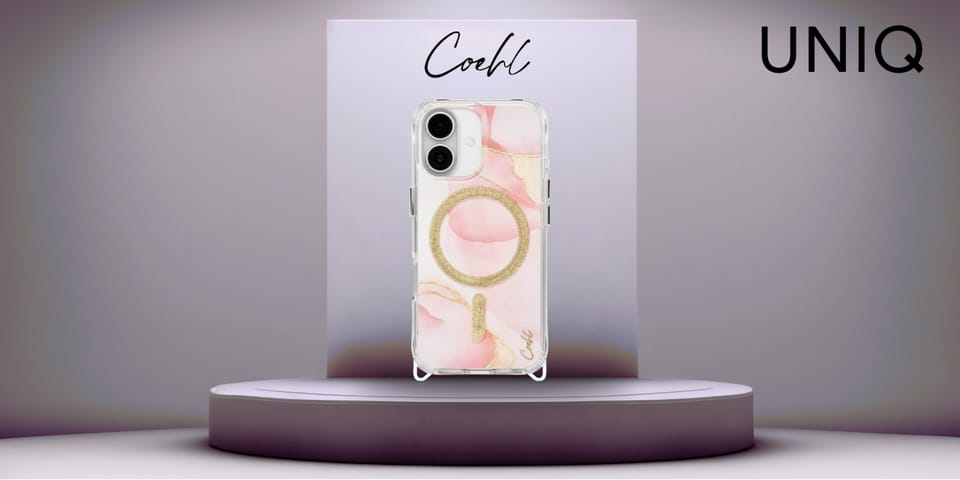 Etui UNIQ Coehl Aeris do iPhone 17       Magnetic Charging różowy