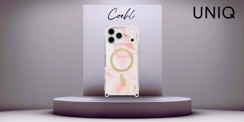 Etui UNIQ Coehl Aeris do iPhone 17 Pro   Max Magnetic Charging różowy