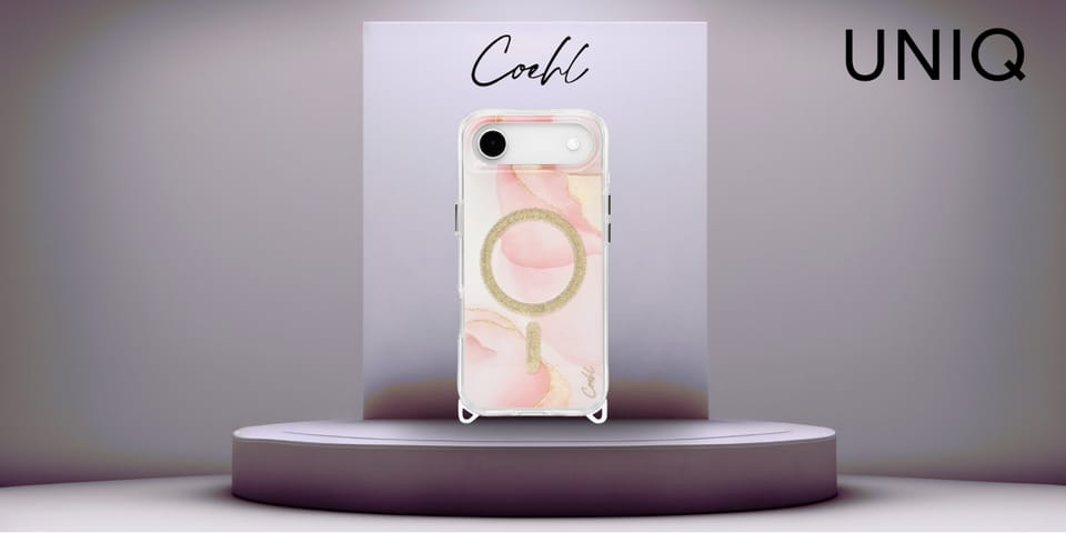 Etui UNIQ Coehl Aeris do iPhone Air      Magnetic Charging różowy