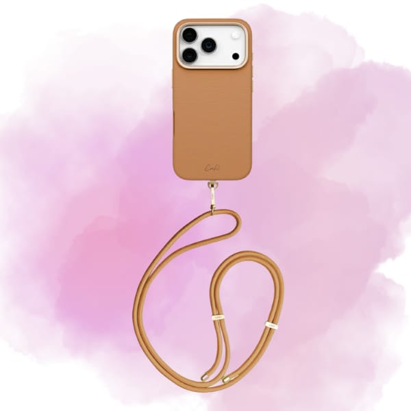 Etui UNIQ Coehl Mirelle do iPhone 17 Pro Magnetic Charging brązowy