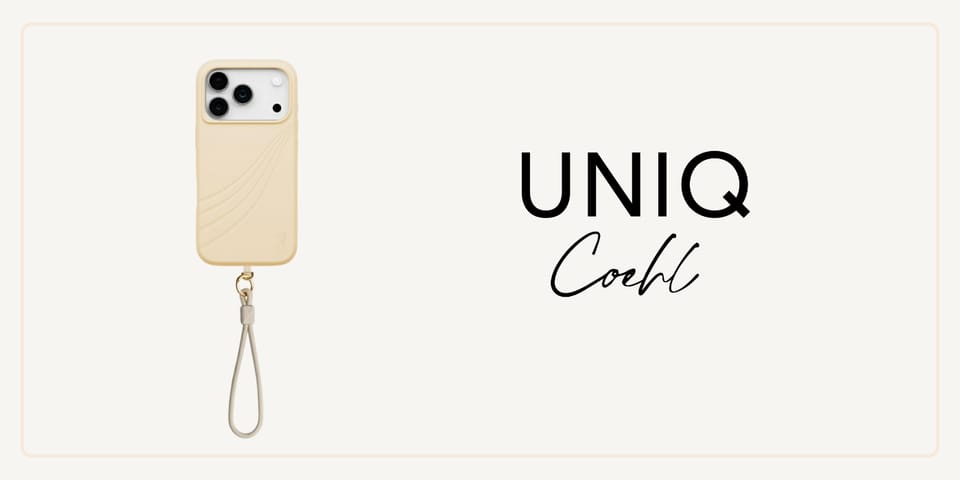 Etui UNIQ Coehl Serina do iPhone 17 Pro  Magnetic Charging beżowy