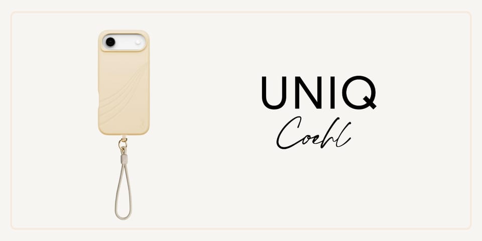 Etui UNIQ Coehl Serina do iPhone Air     Magnetic Charging beżowy