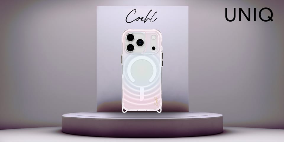 Etui UNIQ Coehl Vela do iPhone 17 Pro    Magnetic Charging opal