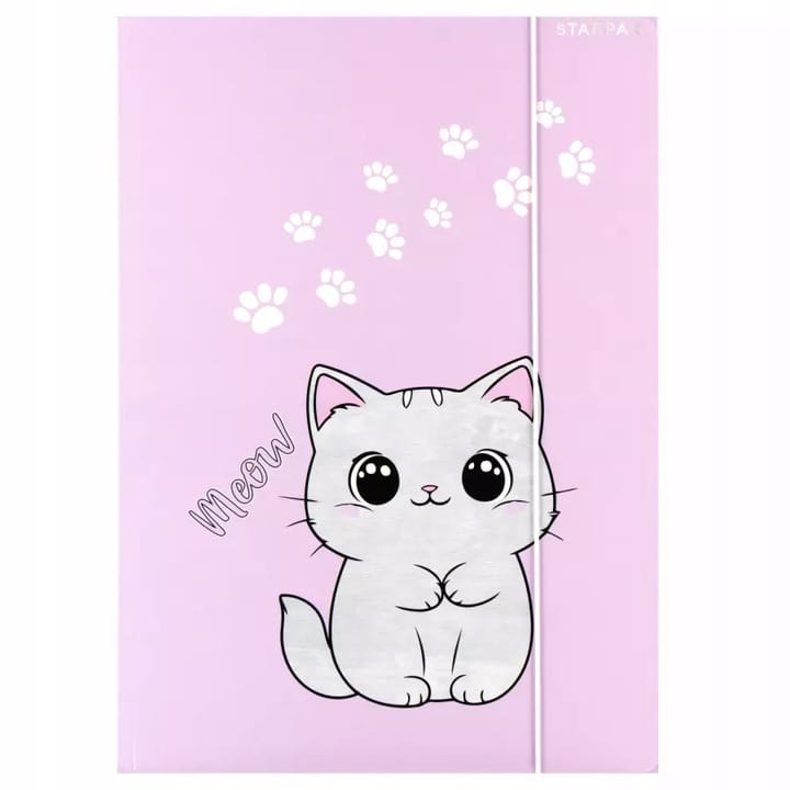 Teczka z gumką A4 KOTEK PLUSZ 559723 STARPAK