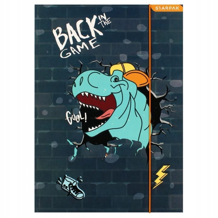Teczka z gumką A4 SKATE DINO 536505 STARPAK