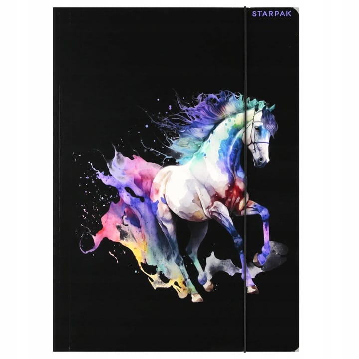 Teczka z gumką A4 HORSES 559714 STARPAK
