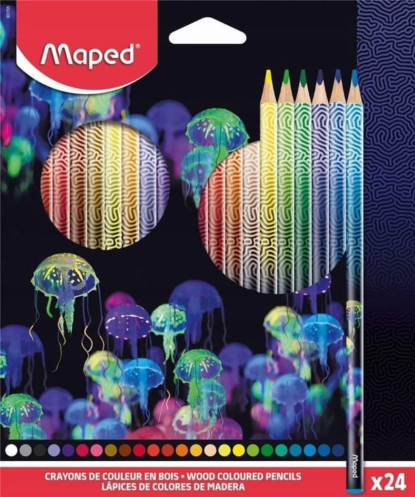Kredki DeepSea 24 sztuki 831705 MAPED