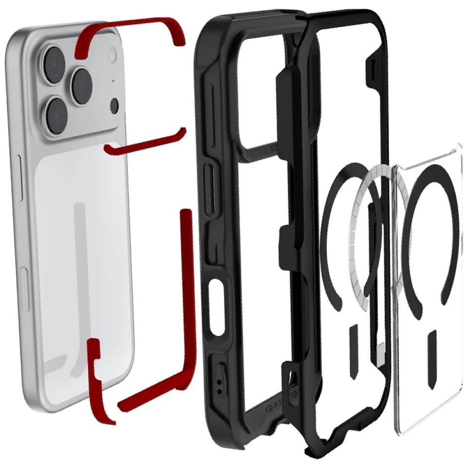 Etui Ghostek Atomic Slim MagSafe do      iPhone 17 Pro Max czarny
