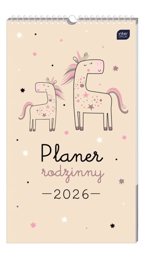 Kalendarz planer rodzinny 2026 25x43 Piccolo INTERDRUK