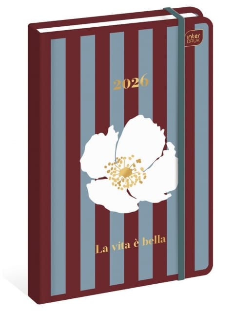 Kalendarz książkowy 2026 A5 192 Metallic Tutto INTERDRUK