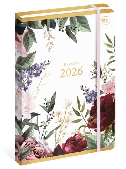 Kalendarz książkowy 2026 A5 192 Metallic Savage INTERDRUK