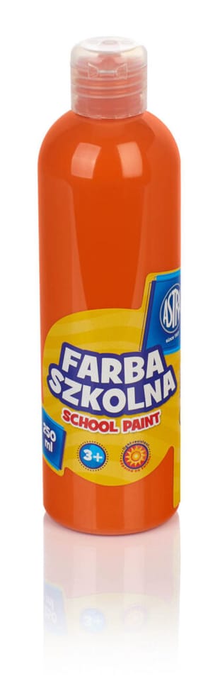Farba szkolna Astra 250 ml - pomarańczowa 301217023 ASTRA