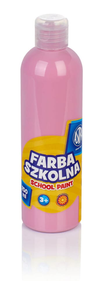 Farba szkolna Astra 250 ml - różowa jasna 301217024 ASTRA