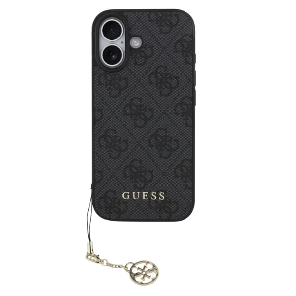 Etui Guess 4G Charms Collection MagSafe  do iPhone 17 czarny