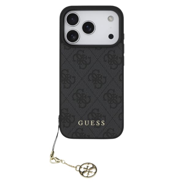 Etui Guess 4G Charms Collection MagSafe  do iPhone 17 Pro czarny