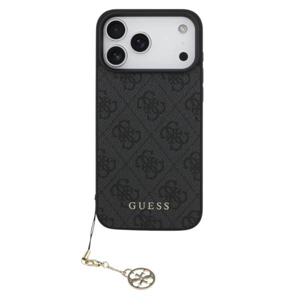 Etui Guess 4G Charms Collection MagSafe do iPhone 17 Pro Max czarny