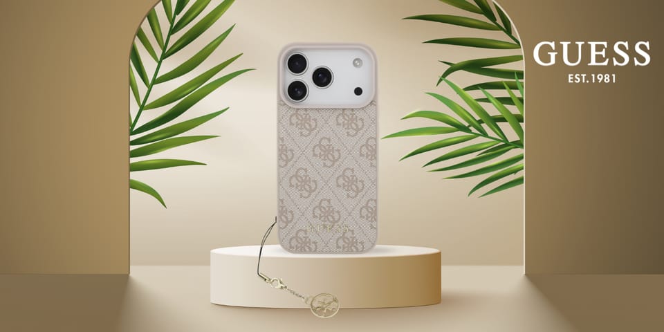 Etui Guess 4G Charms Collection MagSafe  do iPhone 17 Pro różowy