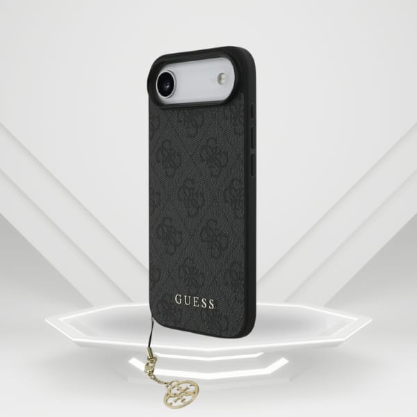 Etui Guess 4G Charms Collection MagSafe  do iPhone Air czarny