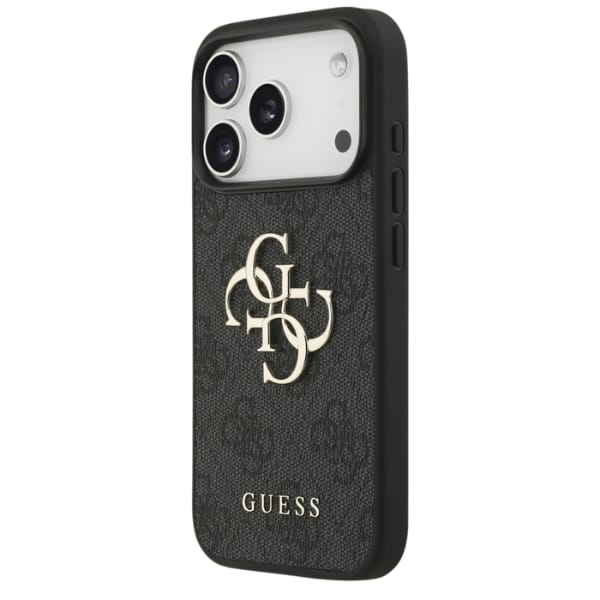 Etui Guess 4G Strap 4G Classic Logo do   iPhone 17 Pro czarny