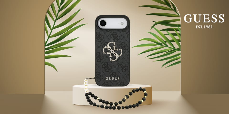 Etui Guess 4G Strap 4G Classic Logo do   iPhone Air czarny