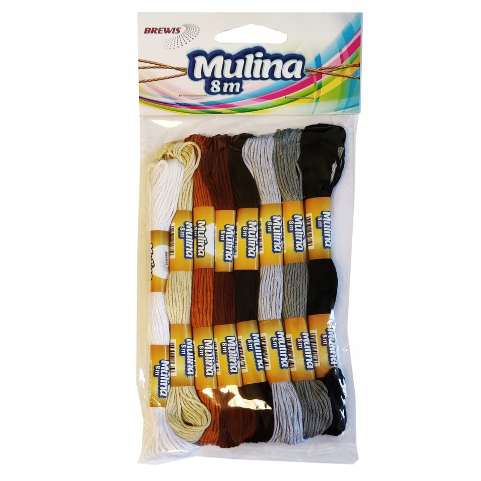 Mulina biały/beże/brązy/czarne MUL01 BREWIS