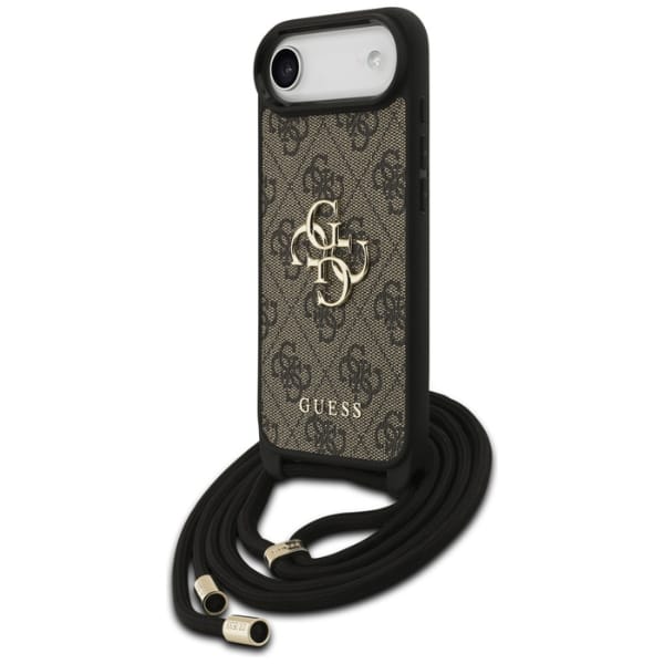 Etui Guess 4G Big Logo Cord Stap         Crossbody do iPhone Air brązowy
