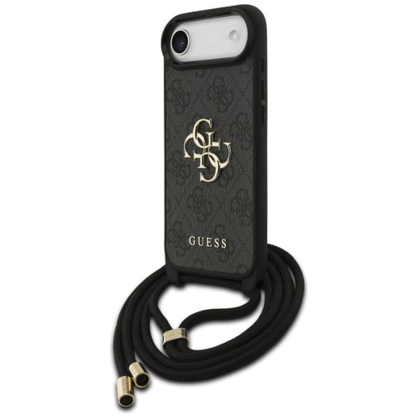 Etui Guess 4G Big Logo Cord Stap         Crossbody do iPhone Air czarny