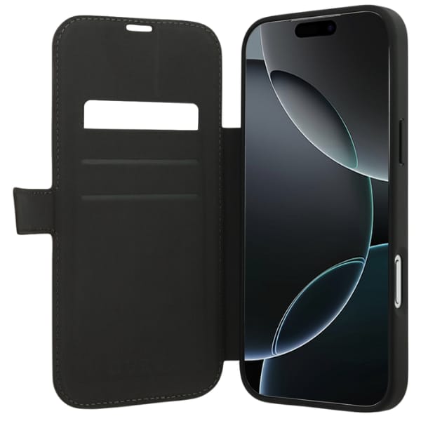 Etui Guess Book 4G Metal Logo do iPhone  17 Pro Max brązowy