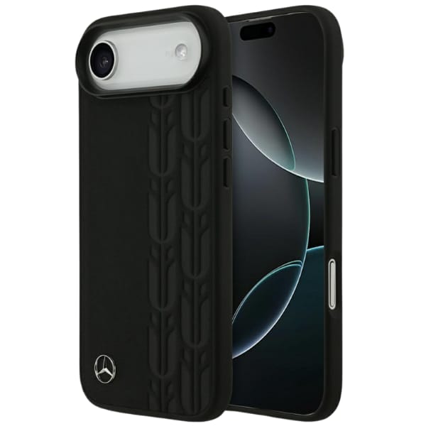 Etui Mercedes Leather Laurel Leaves      MagSafe do iPhone Air czarny