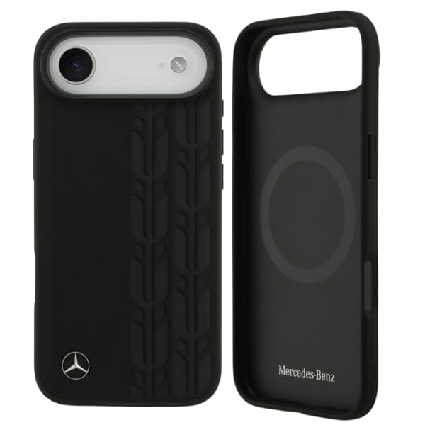 Etui Mercedes Leather Laurel Leaves      MagSafe do iPhone Air czarny