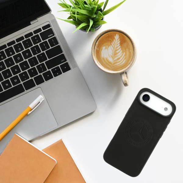 Etui Mercedes Leather Vintage Logo       MagSafe do iPhone Air czarny