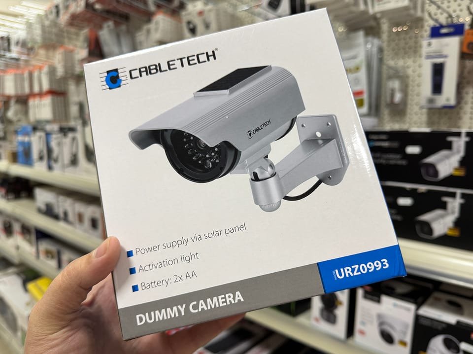 Atrapa solarna kamery tubowej z LED DK-12 Cabletech 