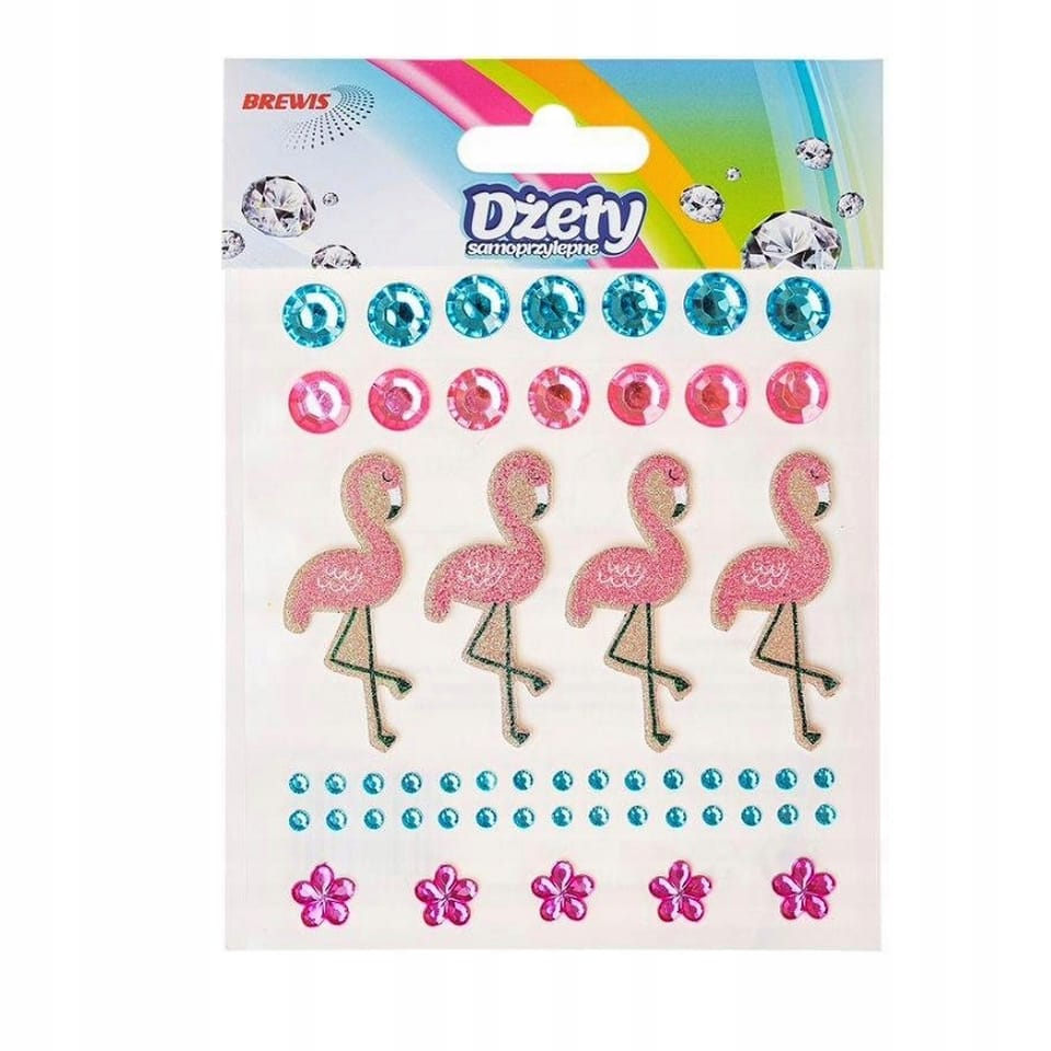 Dżety + naklejki flamingi DS98 BREWIS