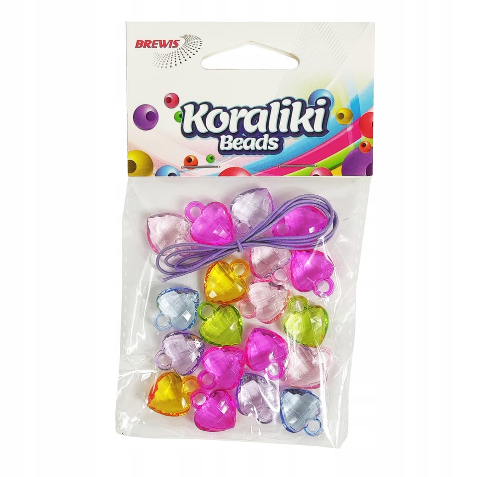 Koraliki do nawlekania serca KO3 BREWIS