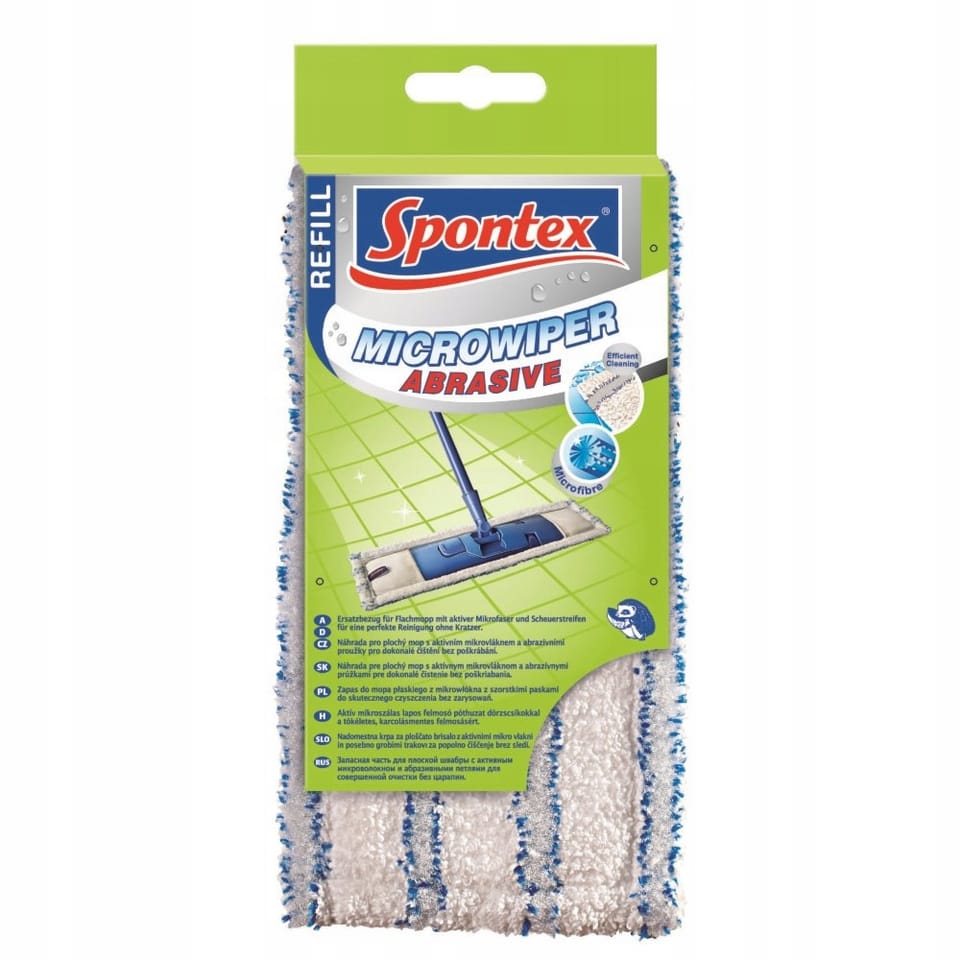 Mop płaski zapas Microwiper Abrasive 97050142 SPONTEX