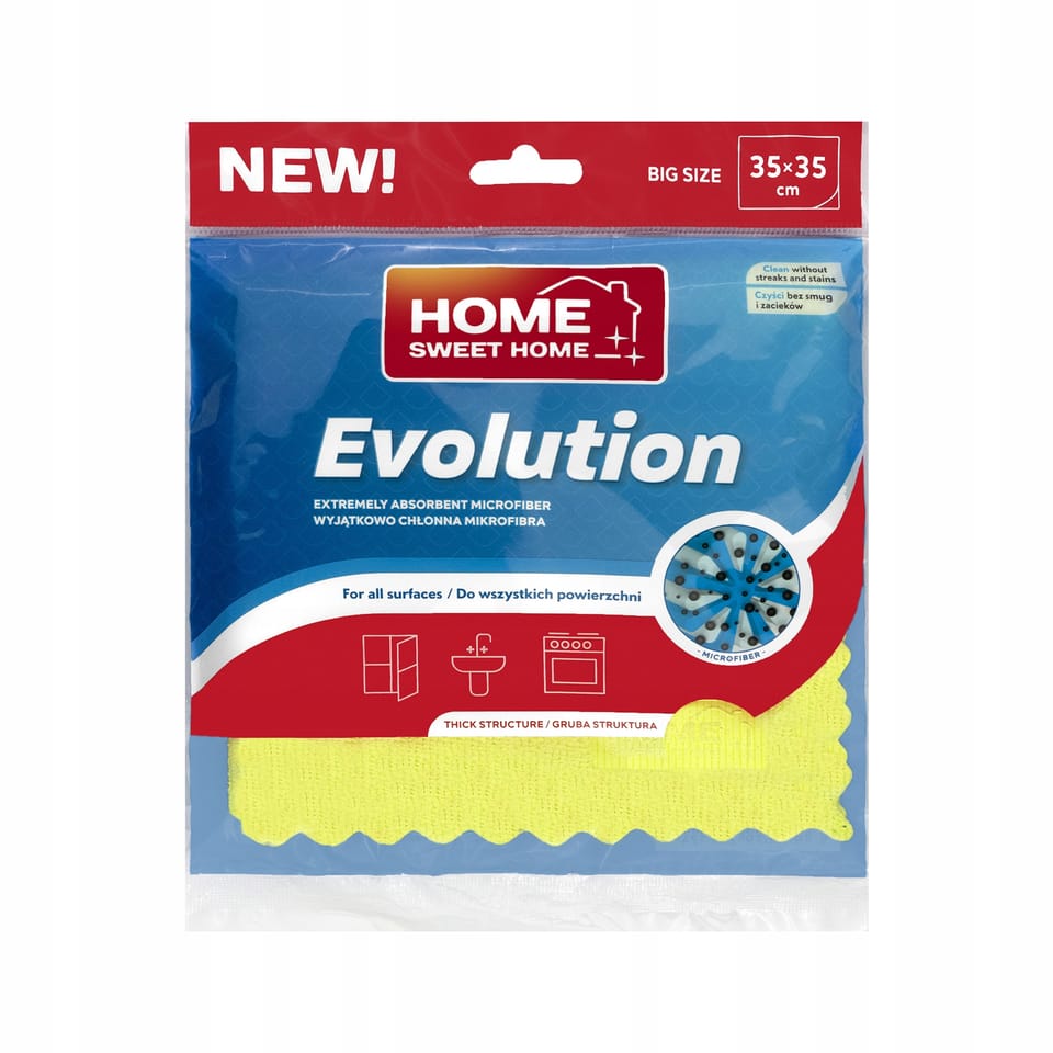 Ściereczka z mikrofibry EVOLUTION 35x35cm SPONTEX