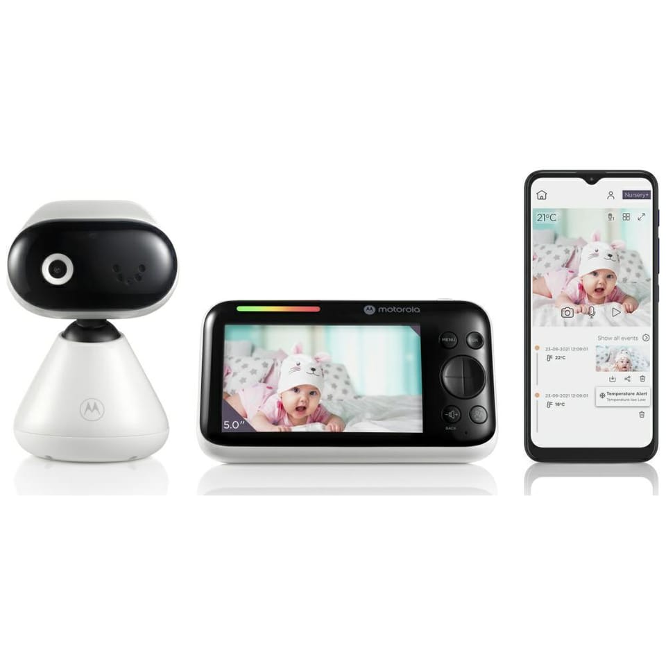 Niania elektroniczna Motorola PIP1500    Connect kamera + monitor 5" biały