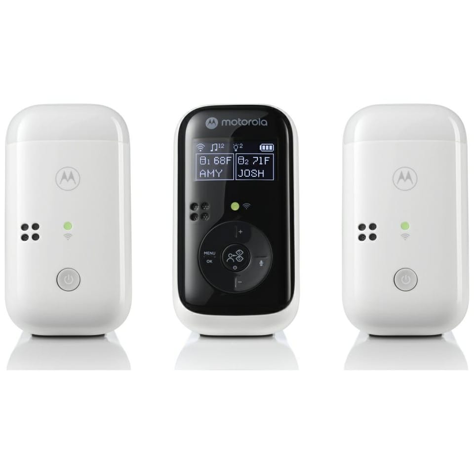 Niania elektroniczna Motorola PIP15-2    Audio z dwoma jednostkami dziecięcymi biało-czarny