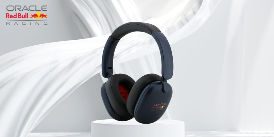 Słuchawki nauszne Red Bull Bluetooth     Printed Logo granatowy