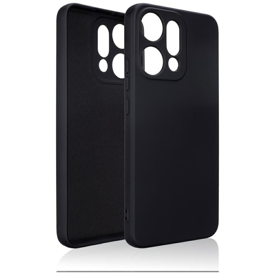 Etui Beline Silicone do Oppo Reno 14 Pro czarny